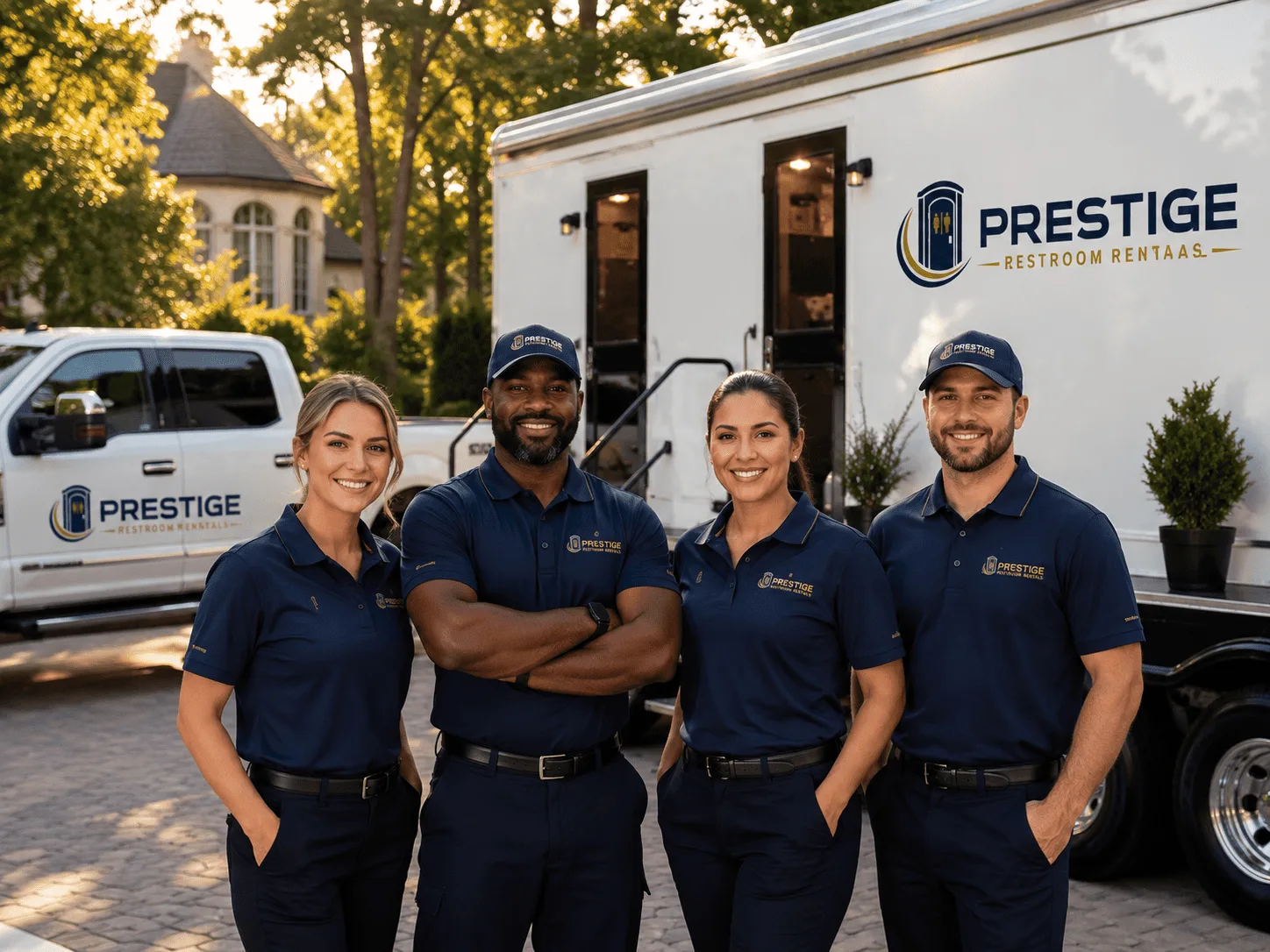 Trusted Luxury Portable Restrooms company in Epping, ND